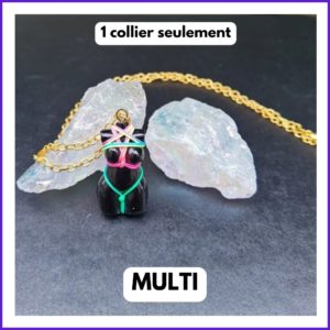 Collier Déesse Shibari Harnais Étoile - Multi