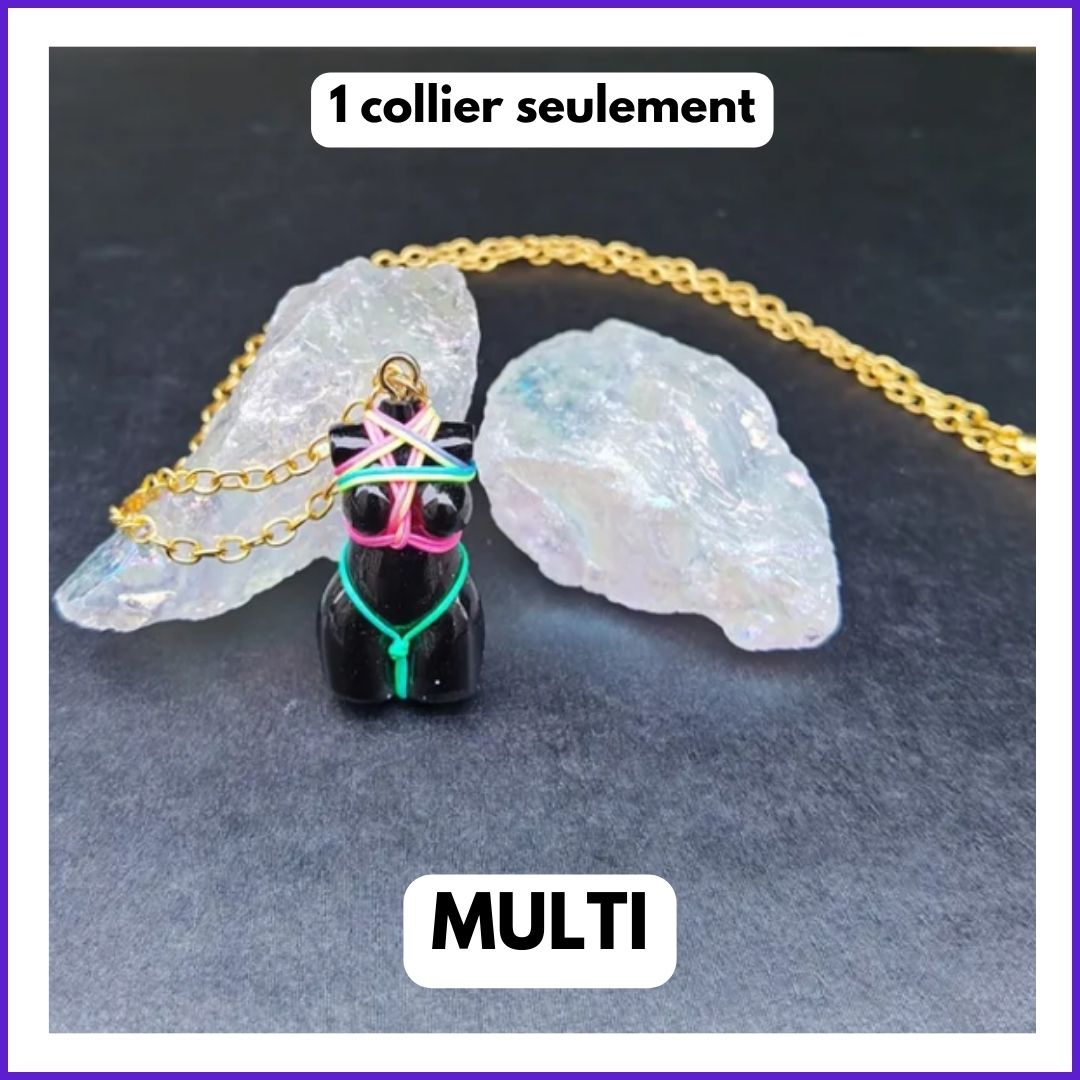 Collier Déesse Shibari Harnais Étoile - Image 4