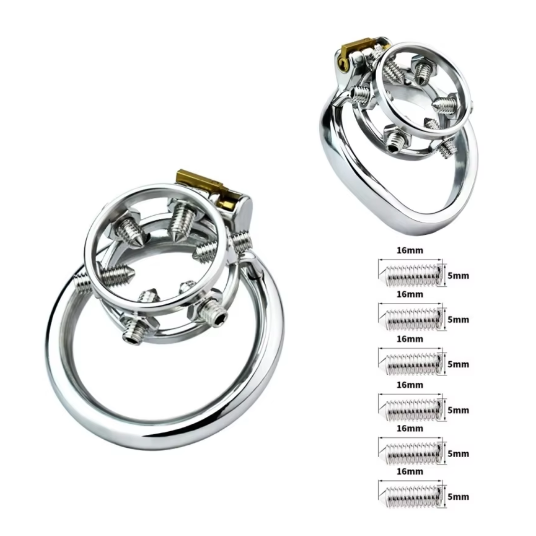 Anneaux de chasteté CBT Screw it - Cage - Cock ring - Cock and Ball - Image 9
