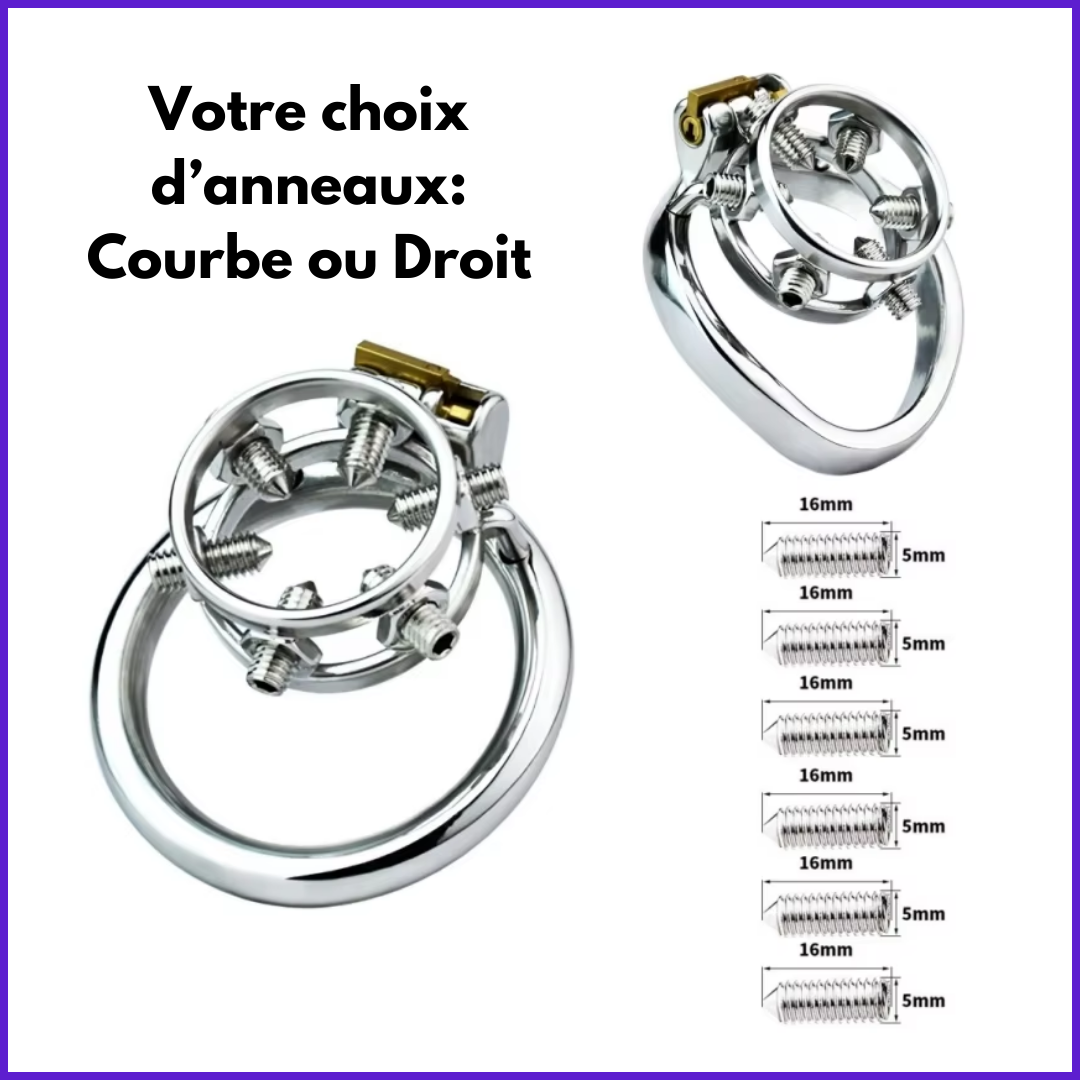 Anneaux de chasteté CBT Screw it - Cage - Cock ring - Cock and Ball - Image 2