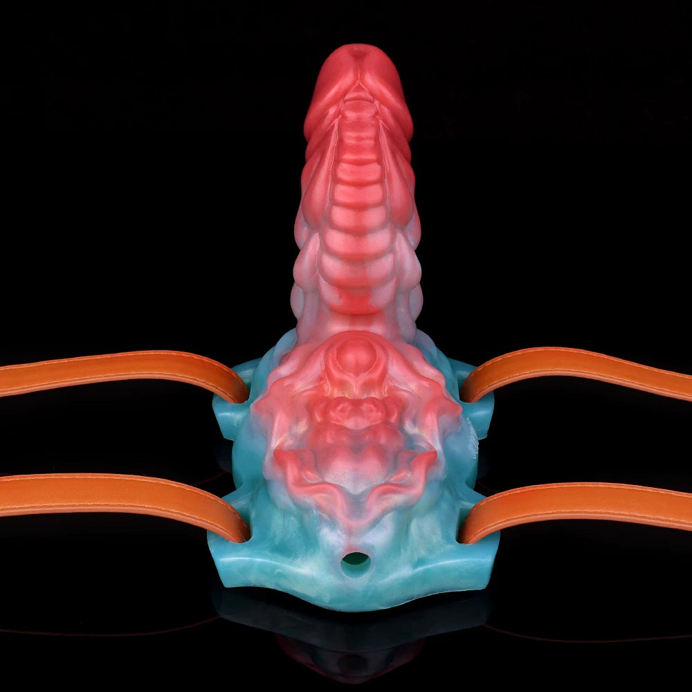 F*ck Your Leader - Squirting Thigh Grinder Strapon With Vibrator and Anal Dildo Female Masturbator Monster Vulva - Image 4