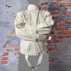 Asylum Straitjacket Bondage Gear -Beige- Unisex BDSM Fetish Restraint