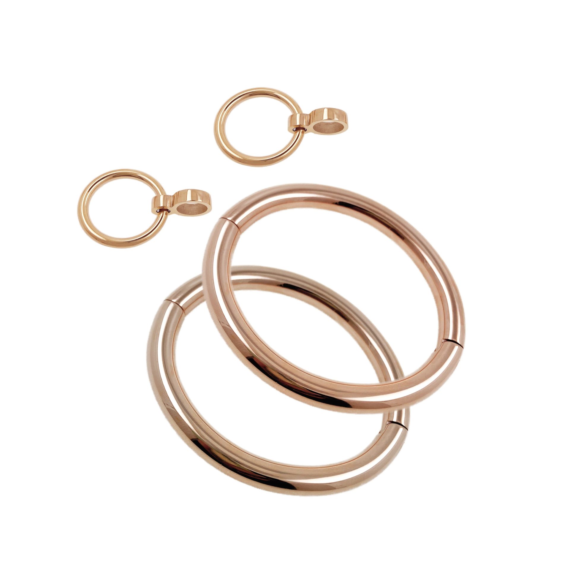 Eternity Oval Locking Cuffs – 8mm Solid Stainless Steel Wrist & Ankle Restraints - Image 13