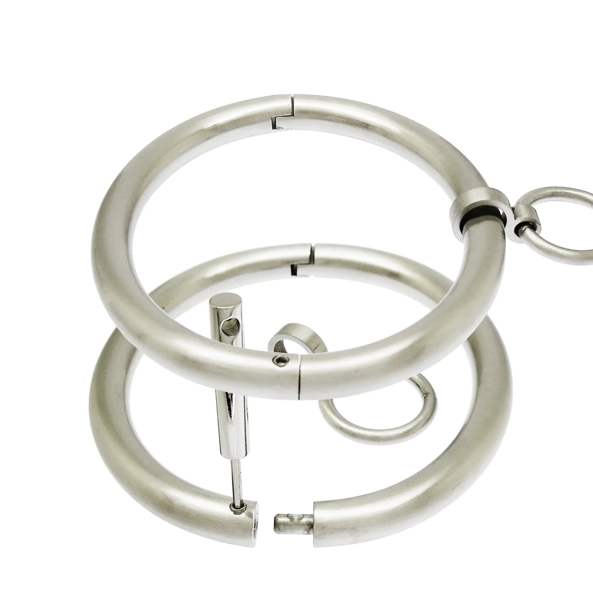 Eternity Oval Locking Cuffs – 8mm Solid Stainless Steel Wrist & Ankle Restraints - Image 5