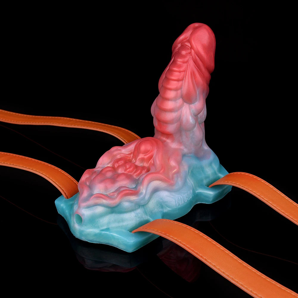 F*ck Your Leader - Squirting Thigh Grinder Strapon With Vibrator and Anal Dildo Female Masturbator Monster Vulva - Image 5