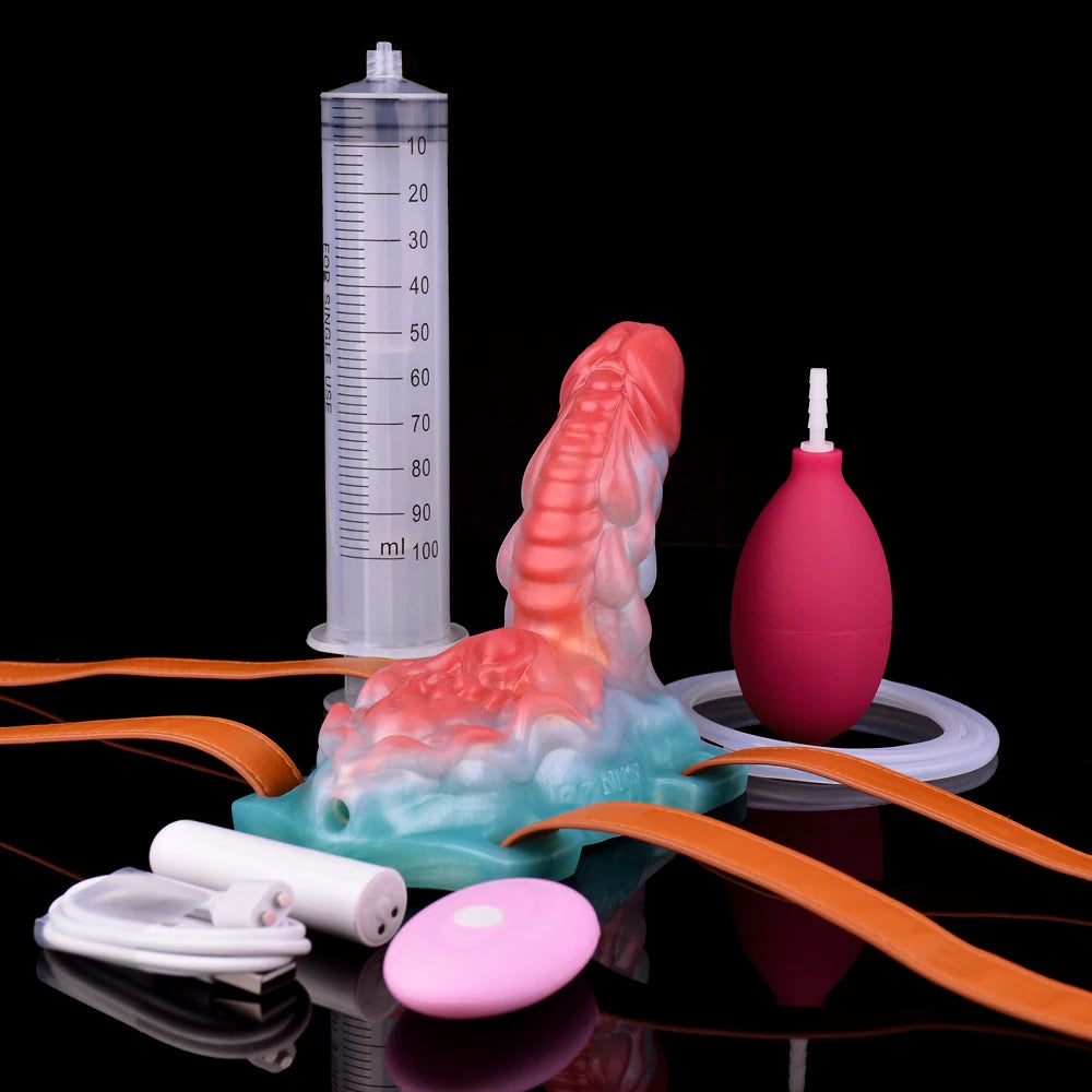 F*ck Your Leader - Squirting Thigh Grinder Strapon With Vibrator and Anal Dildo Female Masturbator Monster Vulva - Image 8