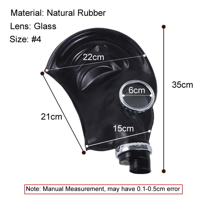 Obscura Series — Natural Rubber Full-Head Gas Mask Respirator - Image 5