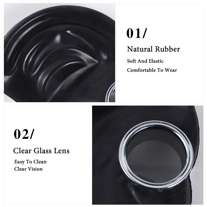 Obscura Series — Natural Rubber Full-Head Gas Mask Respirator - Image 6
