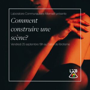 Comment construire une scène — atelier BDSM présenté par le LAB Québec au Salon de l'Érotisme 2026