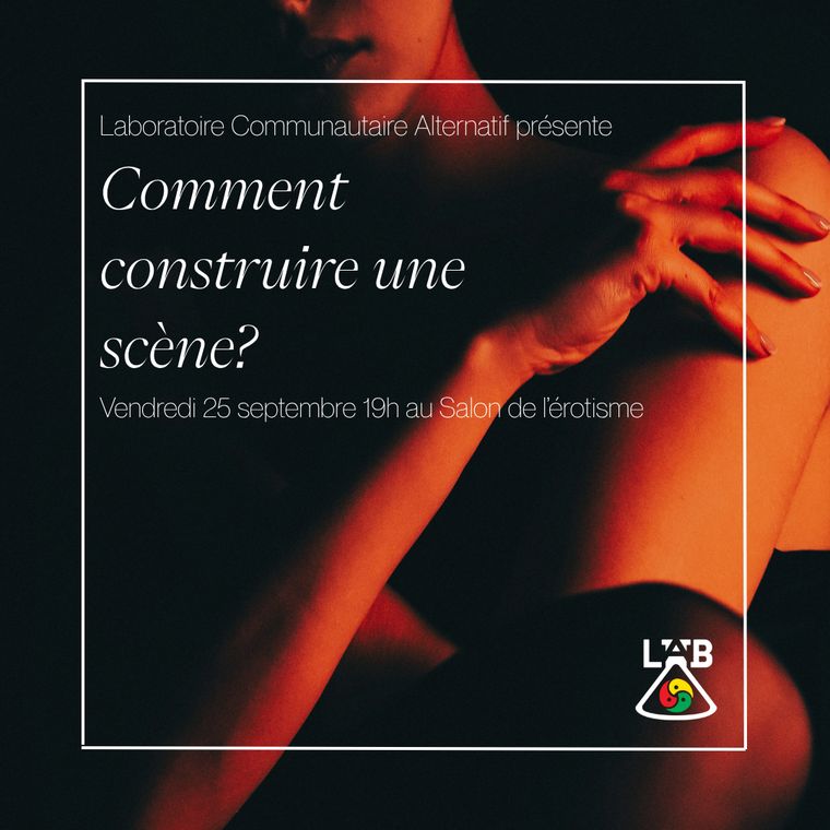Comment construire une scène — atelier BDSM présenté par le LAB Québec au Salon de l'Érotisme 2026