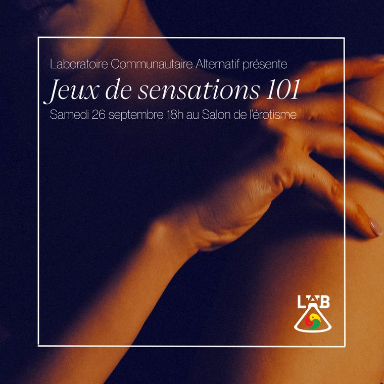 Jeux de sensations 101 — atelier BDSM présenté par le LAB Québec au Salon de l'Érotisme 2026